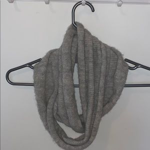 Grey knit infinity scarf!